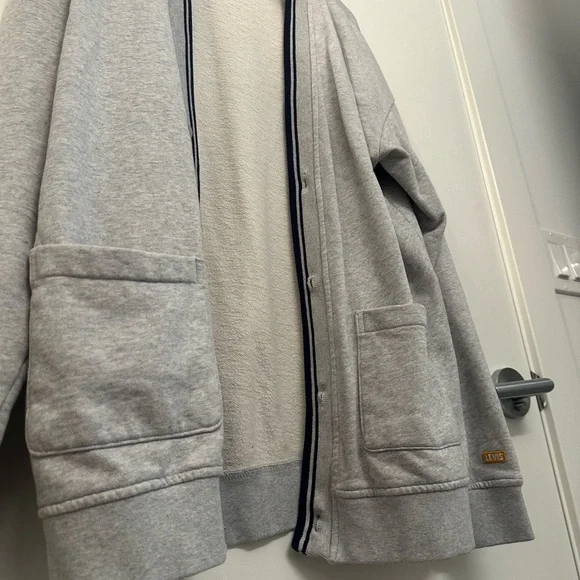 Levi's® Mens Vintage 90s Athletics Style Gold Tab™ Premium Off Court Cardigan - Picture 6 of 9